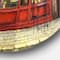 Designart - Red Facade of Charming Shop In Paris II - French Country Metal Circle Wall Art
